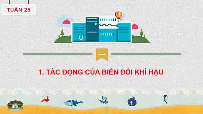 PowerPoint Hoạt động trải nghiệm 6: Thách thức của thiên nhiên
