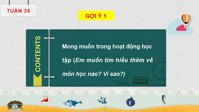 PowerPoint Hoạt động trải nghiệm 6: Kế hoạch hè