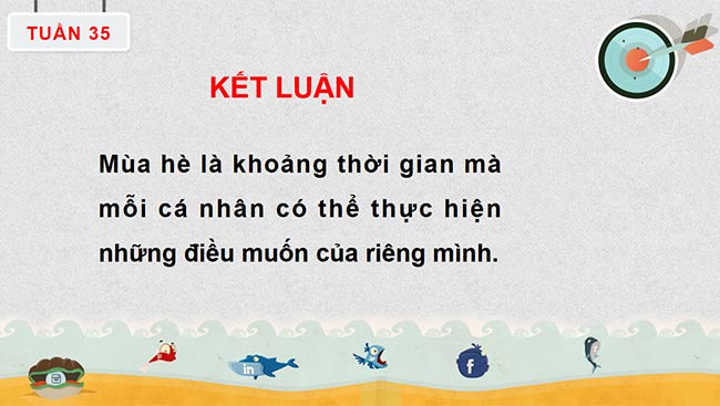 PowerPoint Hoạt động trải nghiệm 6: Kế hoạch hè