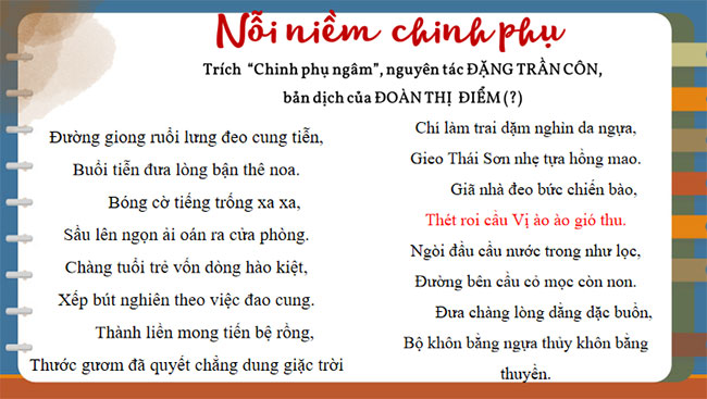 Nỗi niềm chinh phụ