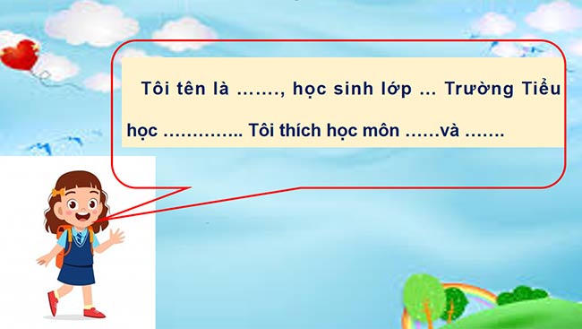 PowerPoint Tiếng Việt 2 Viết đoạn văn giới thiệu bản thân