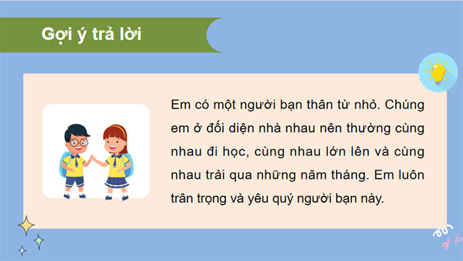 Xây dựng và giữ gìn tình bạn