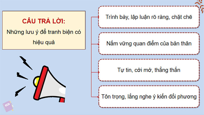 Khả năng tranh biện thương thuyết của tôi