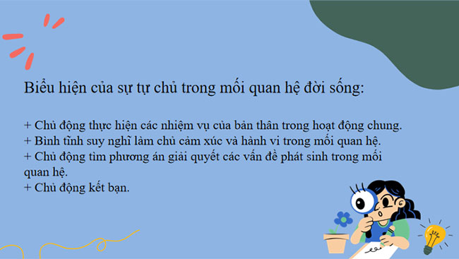 Rèn luyện sự tự chủ