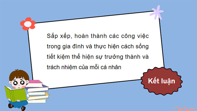Tiết kiệm và thực hiện công việc gia đình