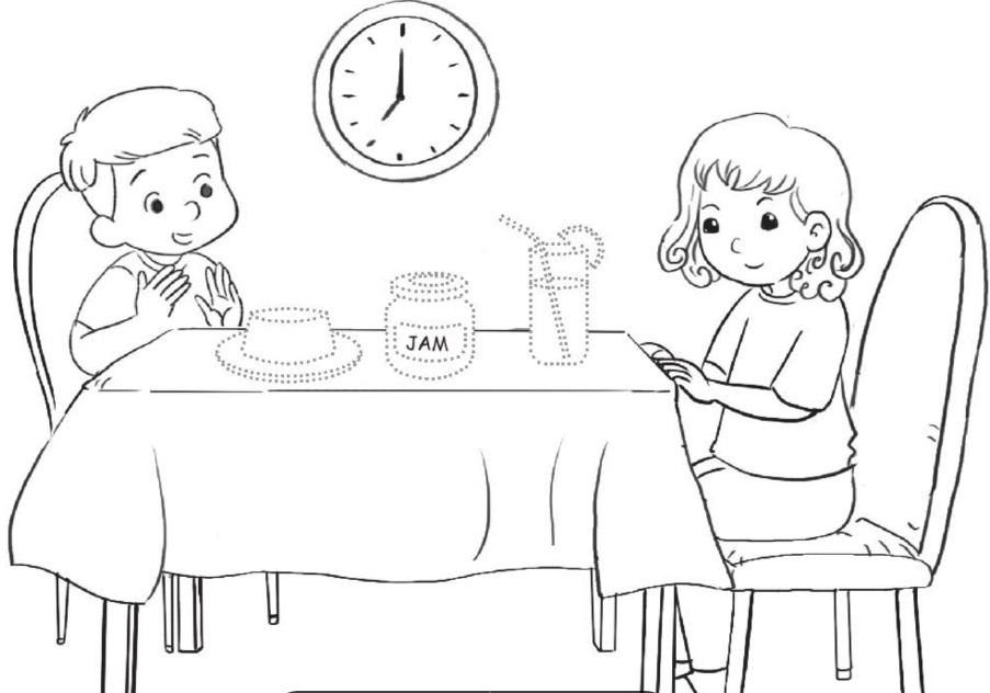 Sách bài tập Tiếng Anh lớp 2 Unit 7 In the kitchen