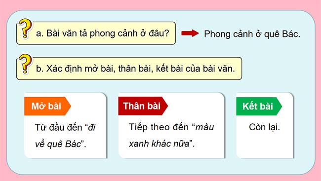 PowerPoint Tiếng Việt 5 Bài văn tả phong cảnh
