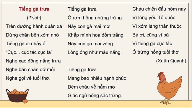 PowerPoint Tiếng Việt 5 Tiếng gà trưa