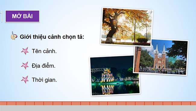 PowerPoint Tiếng Việt 5 Lập dàn ý cho bài văn tả phong cảnh