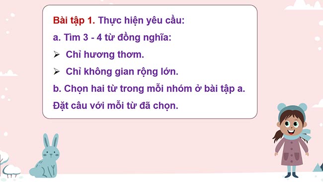 PowerPoint Tiếng Việt 5 Luyện tập về từ đồng nghĩa