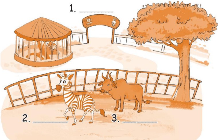 Sách bài tập Tiếng Anh lớp 2 Unit 10 At the zoo