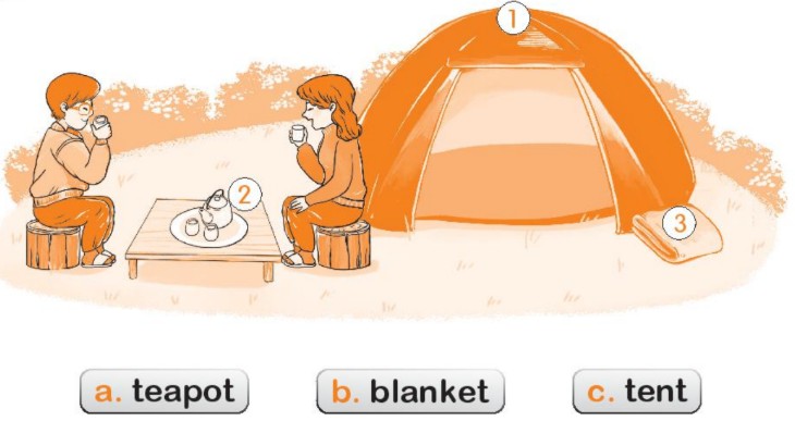 Sách bài tập Tiếng Anh lớp 2 Unit 16 At the campsite