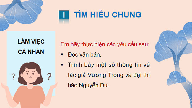  PowerPoint Ngữ văn 9 Bài 10: Bên mộ cụ Nguyễn Du