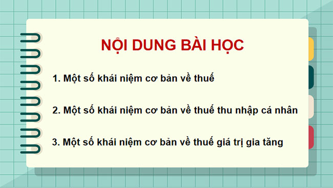Một số vấn đề về thuế