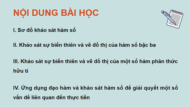 Khảo sát sự biến thiên và vẽ đồ thị của hàm số
