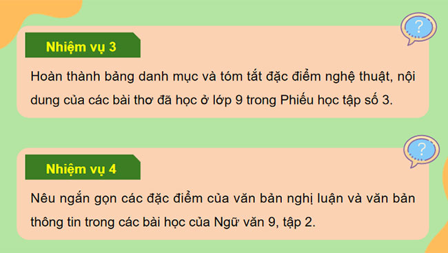  PowerPoint Ngữ văn 9: Ôn tập học kì 2