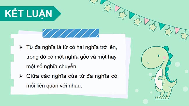 PowerPoint Tiếng Việt 5 Từ đa nghĩa