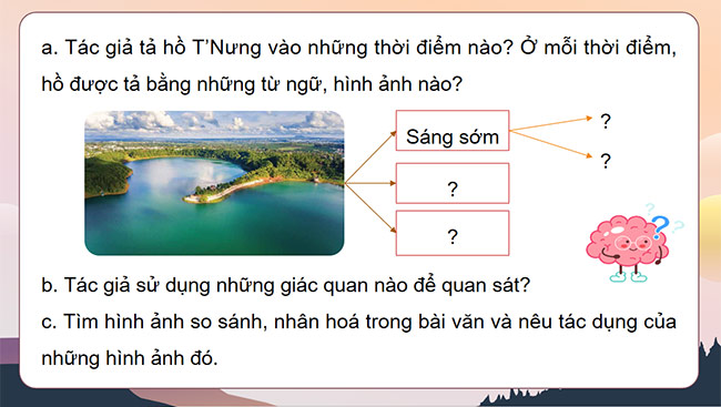 PowerPoint Tiếng Việt 5 Luyện tập quan sát, tìm ý cho bài văn tả phong cảnh