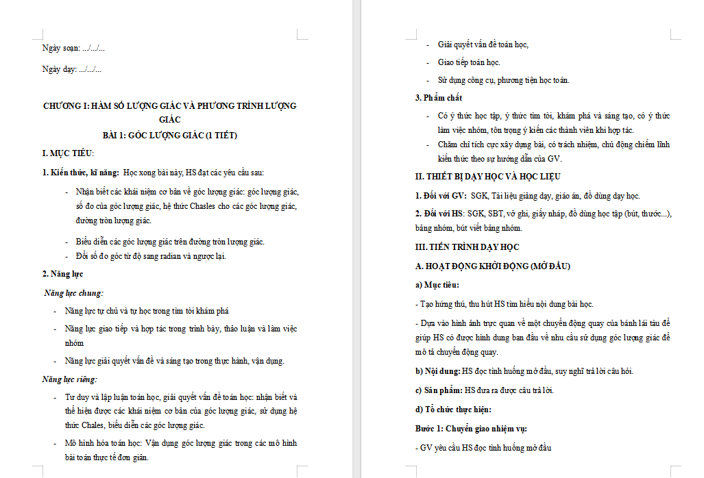 PowerPoint Toán 11 Bài tập cuối chương 1