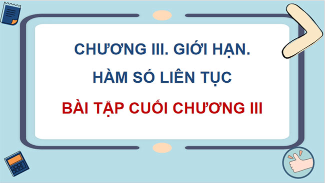 PowerPoint Toán 11 Bài tập cuối chương 3 Cánh diều