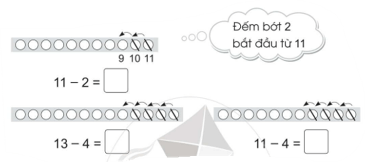 Vở bài tập Toán lớp 2 Cánh diều Bài 16: Phép trừ (có nhớ) trong phạm vi 20 (trang 26)