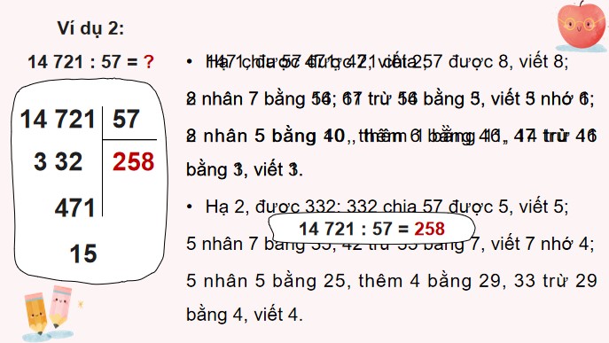 PowerPoint Toán 4 Bài 52: Chia cho số có hai chữ số