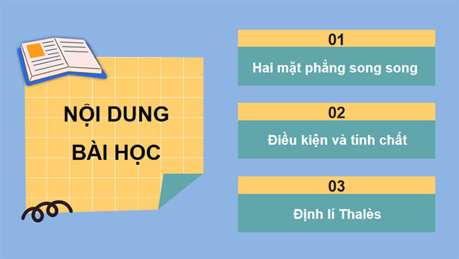 Hai mặt phẳng song song