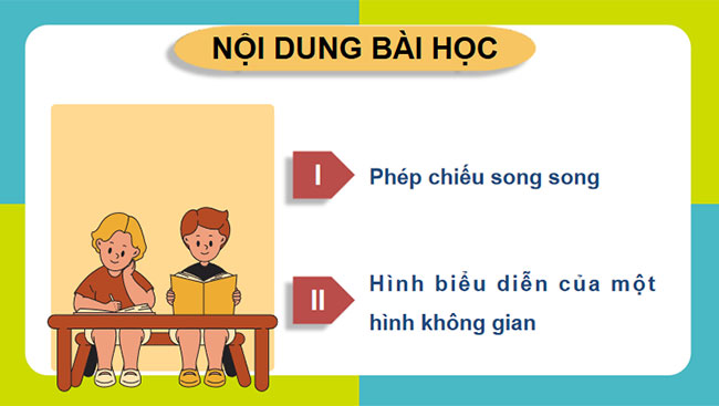 Phép chiếu song song Hình biểu diễn của một hình không gian