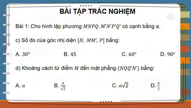 PowerPoint Toán 11 Bài tập cuối chương 8