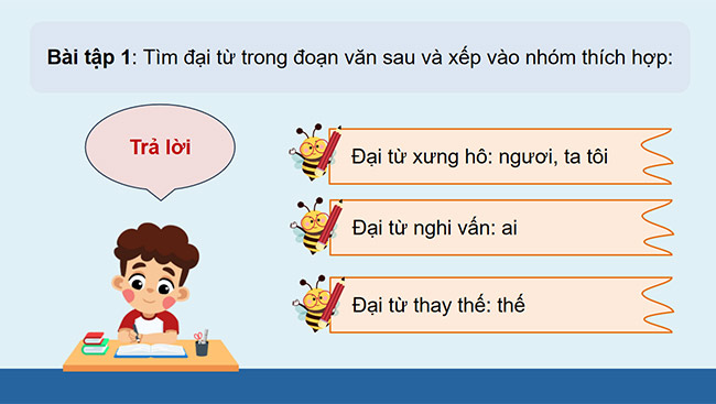 PowerPoint Tiếng Việt 5 Luyện tập về đại từ