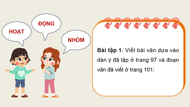 PowerPoint Tiếng Việt 5 Viết bài văn kể chuyện sáng tạo (Bài viết số 1)