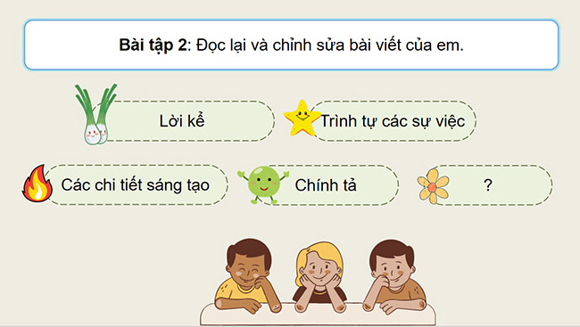 PowerPoint Tiếng Việt 5 Viết bài văn kể chuyện sáng tạo (Bài viết số 1)