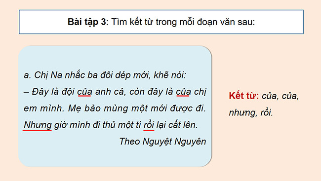 PowerPoint Tiếng Việt 5 Kết từ
