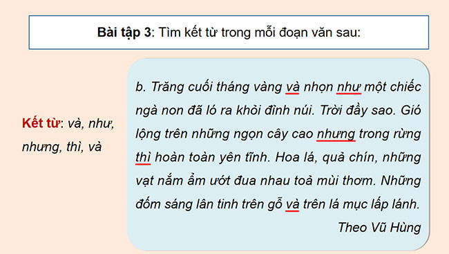 PowerPoint Tiếng Việt 5 Kết từ