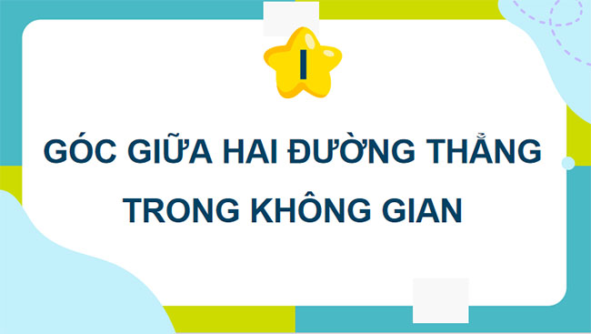 Hai đường thẳng vuông góc