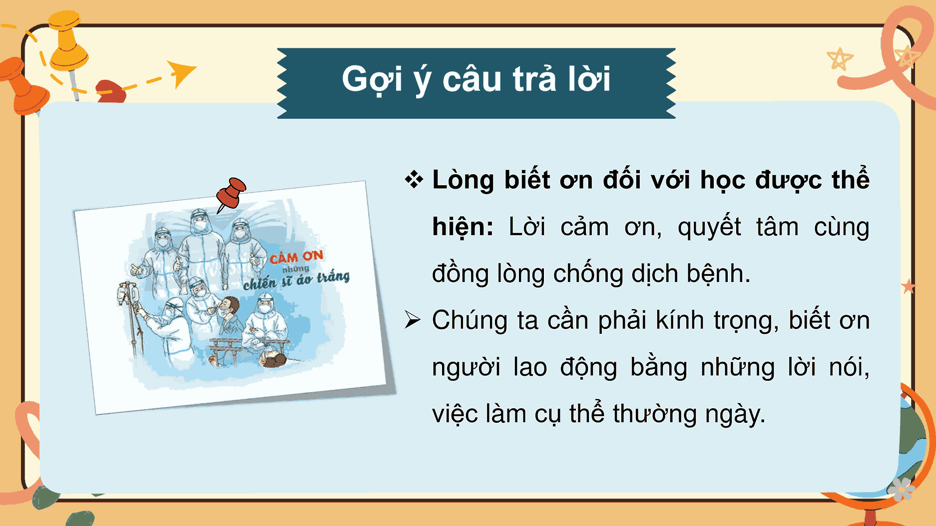 Bài 2: Em biết ơn người lao động