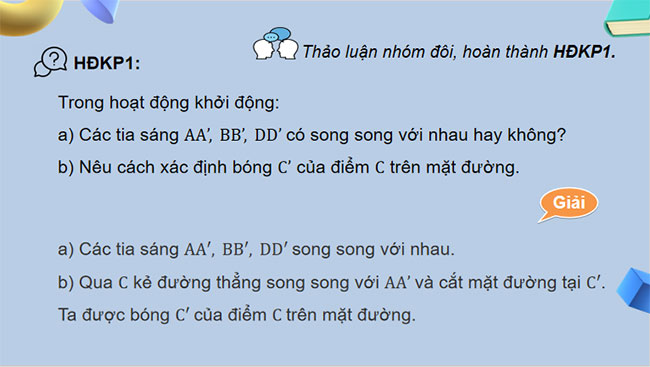 Phép chiếu song song