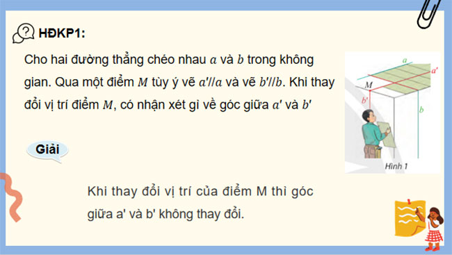 Hai đường thẳng vuông góc