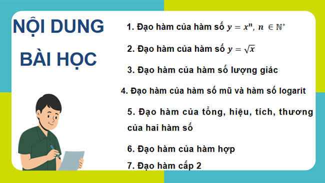 Các quy tắc tính đạo hàm