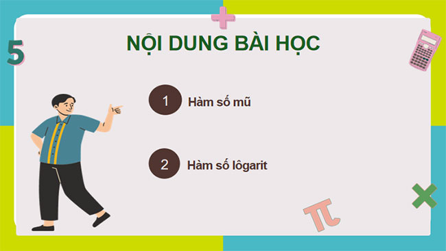 Hàm số mũ Hàm số lôgarit
