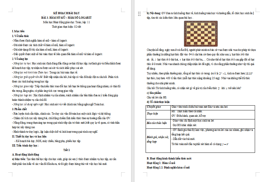 Hàm số mũ Hàm số lôgarit