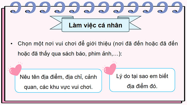 PowerPoint Tiếng Việt 5 Giới thiệu một địa điểm vui chơi