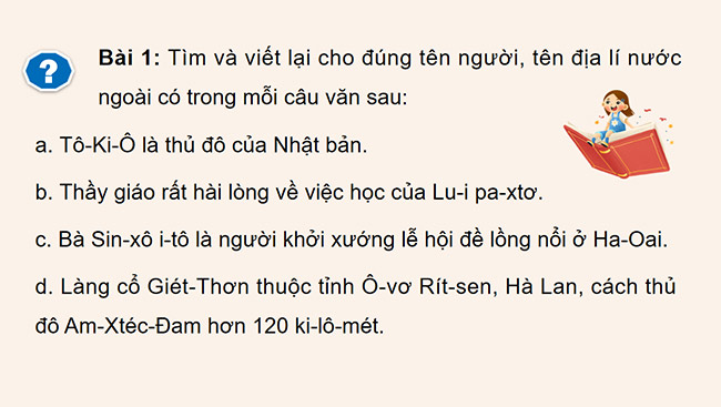 PowerPoint Tiếng Việt 5 Luyện tập viết tên người, tên địa lí nước ngoài