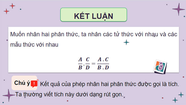 Phép nhân phép chia phân thức đại số