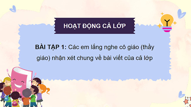 PowerPoint Tiếng Việt 5 Trả bài viết kể chuyện sáng tạo