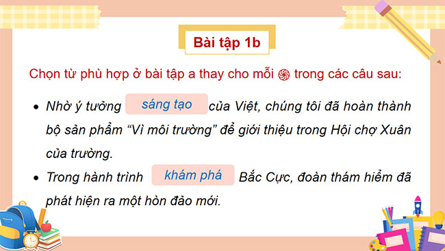 PowerPoint Tiếng Việt 5 Mở rộng vốn từ Khám phá