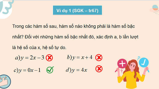 Giáo án PowerPoint Toán 8 Bài 3: Hàm số bậc nhất y = ax + b