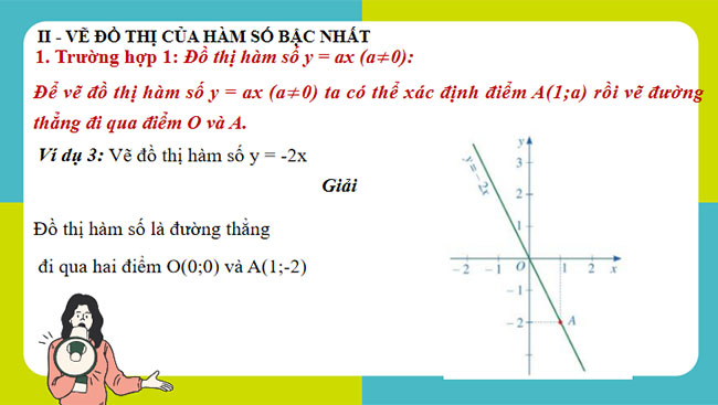 Giáo án PowerPoint Toán 8 Bài 4: Đồ thị của hàm số bậc nhất y = ax + b