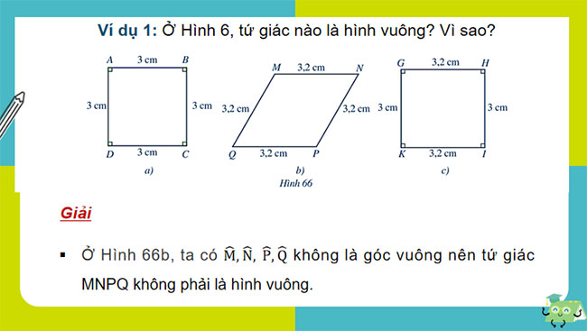 Giáo án PowerPoint Toán 8 Bài 7: Hình vuông