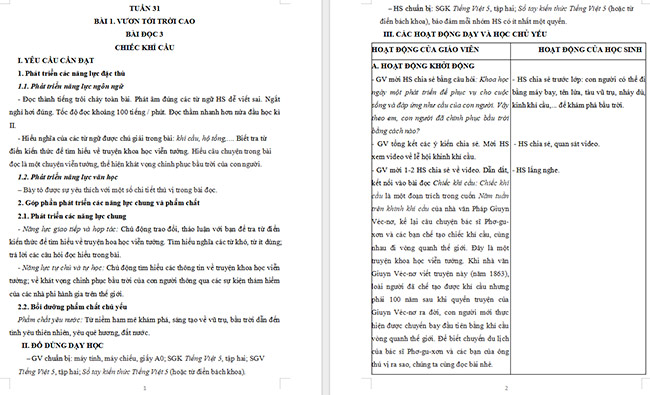 PowerPoint Tiếng Việt 5 Chiếc khí cầu